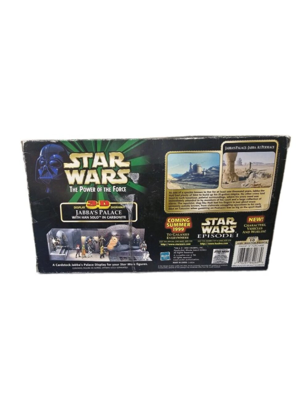 Star Wars Power of the Force 3-D Diorama Jabbas Palace with Han Solo Sealed 1998 - Picture 3 of 10